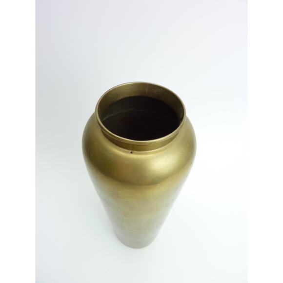 Vintage Brass Flower Floral Decorative Vase - Picture 3 of 5